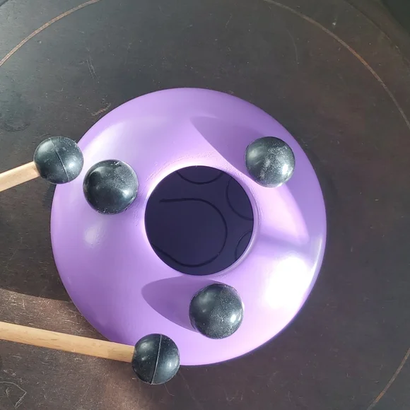 🎉Host Pick🎉🎉 NEW Purple Tongue Drum with 2 mallets New purchase w/o tags - Picture 4 of 7